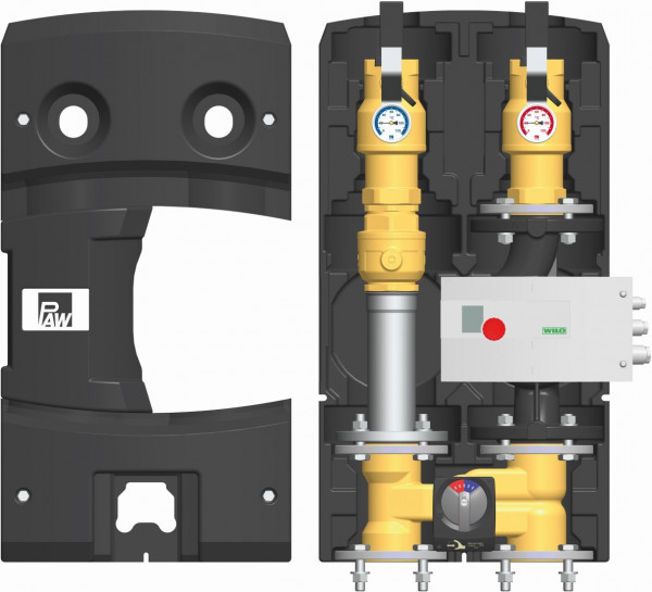 PAW HeatBloC K32 DN 50 3 Weg H-Misch F PN 6 Motor SR10 Wilo Stratos 50/1-12