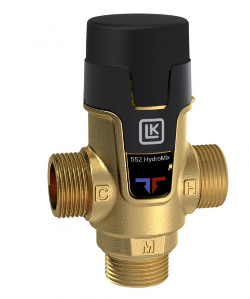 LK Armatur LK 552 symmetrischer Brauchwassermischer G11/4 25-45 Grad C Kvs 3,5