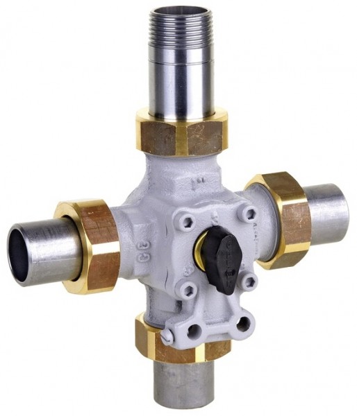 Honeywell Vierwege Kompakt Mischer ZRK GG 20, grau, PN 6 DN 20, kvs Wert 5,6