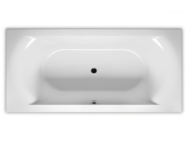 RIHO Rechteckwanne Linares Wannenrand 10mm 160x70 95 l glänz. weiß