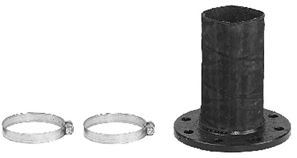 Grundfos Flansch m Rohrstutzen, PN 10, DN 80/90mm