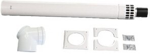 Junkers Bosch Grundpaket AZB 600/3 waagerecht, d= 80/125mm