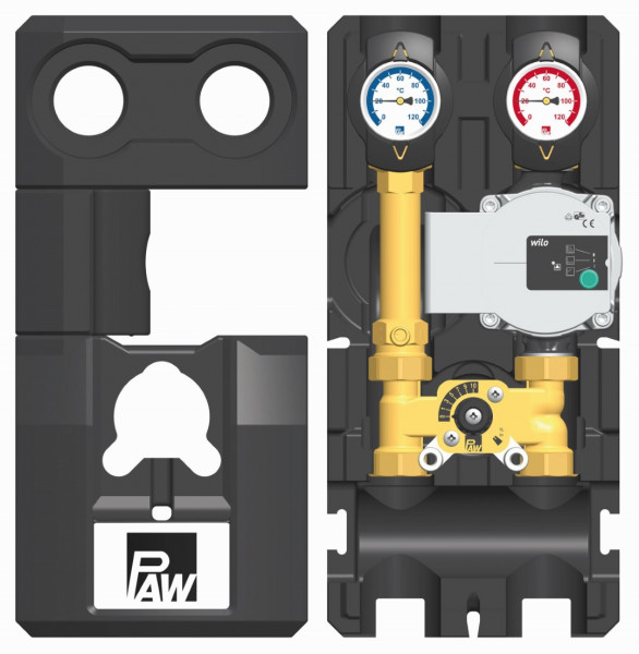 PAW HeatBloC K32 DN 20 3 Wege H -Mischer Wilo Para SC 15/6-43