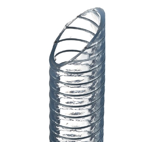 ewuaqua iWater Metal-Flex 1", 30 m PVC-Spiralsaug- und Druckschlauch