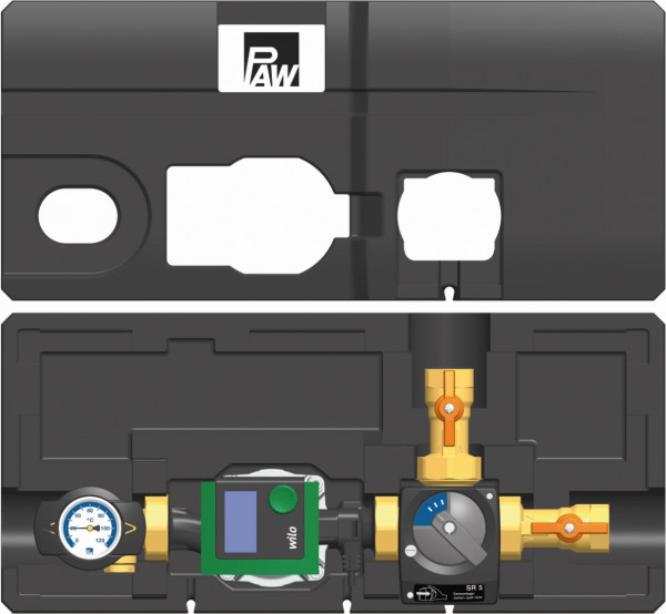 PAW RL Hochhaltg RHM DN 25 3 Weg Misch KVS 10 1" IG SR5 Stratos PICO 25/1-6