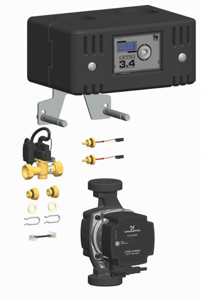 PAW Erweit Satz MCom DN 32 DPS 0 0.6 bar 2x PT1000 MCom 3.4 GF UPM3 Hyb 32-70