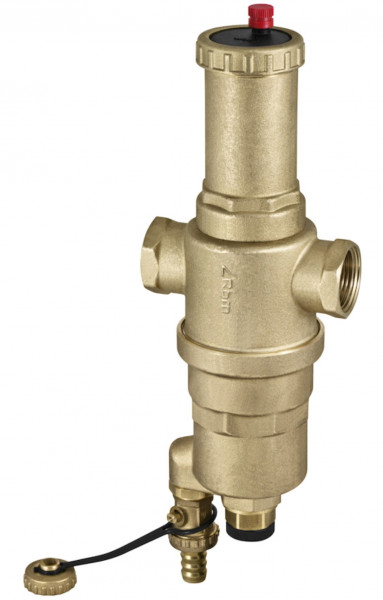 ORBEN Airterm Mag 1 1/4", Ms, horizontal Mikroblasen-Magnetitabscheider