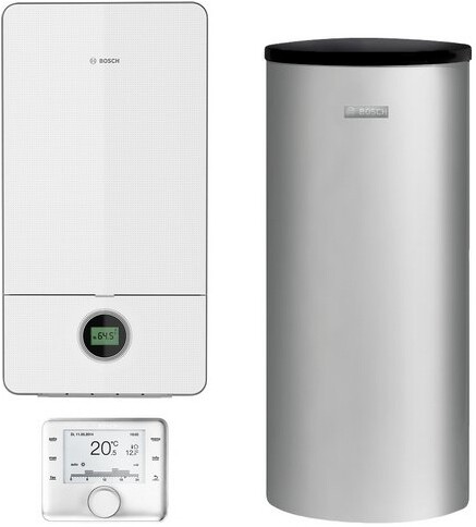 Junkers Bosch Systempaket Condens 7000iW GC715, GC7000iW24, weiß, E, 160 l