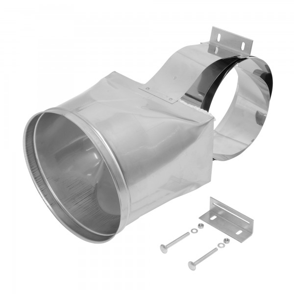 Anschlussstück für Rauchrohr 100-300mm passend zu Zugbegrenzer ZUK150