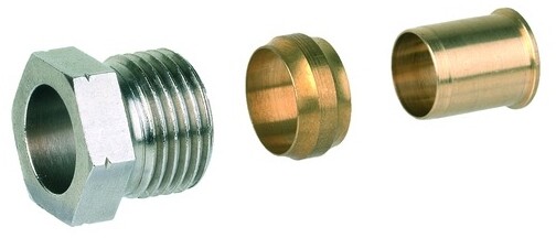 Honeywell Verschraubung f Weichstahlrohre G 1/2", 14mm