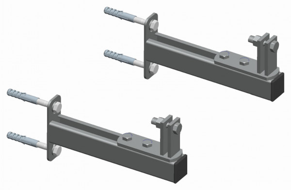 PAW Wandkonsolen MV-DN 40 St-37-Profil, verzinkt, 2 St.