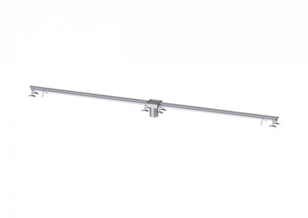 KESSEL Schlitzrinne Ferrofix ohne Klebeflansch, 17 x 4000 mm, mittig