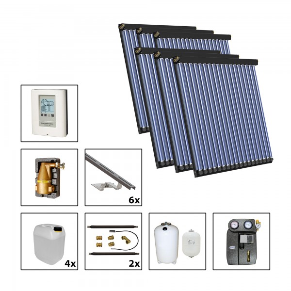 Solarbayer CPC NERO Solarpaket 6 - Z Fläche m2: Brutto 19,56 / Apertur 16,98
