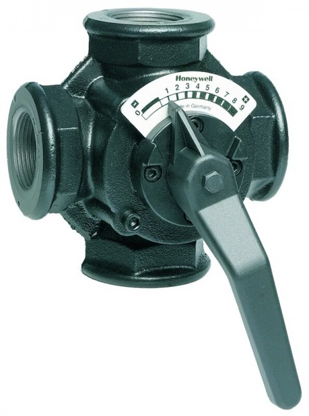 Honeywell Vierwege Muffenmischer ZR GG 20, grau, PN 6 DN 32, kvs Wert 16,0
