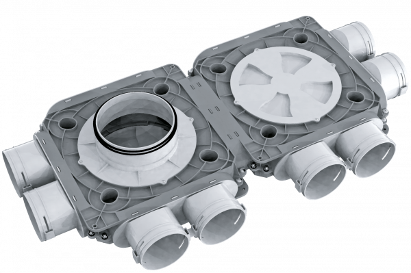 Blauberg BlauFast SR 160/90x8 51P Kunststoffverteilerkasten