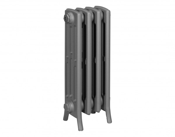 HG-TEC Gussradiator Stockholm RAL 7022 3 Gl. BH 658 NA 500 BL 180 BT 144