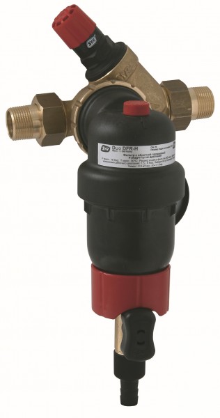 SYR Druckminderer/Rückspülfilter DUO 2314 DFR HOT, DN 20