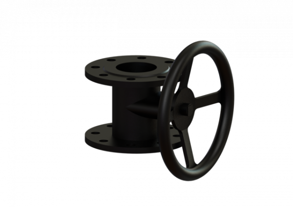 KESSEL Absperrschieber DN 80, Grauguss, mit Handrad