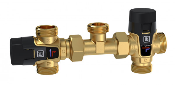 LK Armatur LK 551 Ventilkombination Solar G1 Kvs 3,5 42-52