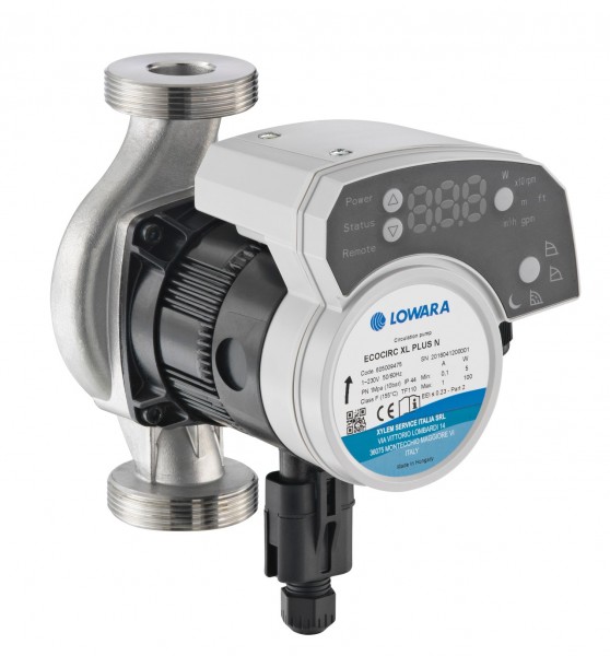 Lowara Z-Pumpe ecocirc XL N 25-40 L:180 G1 1/2" PN10 max. H:4m 5-50W