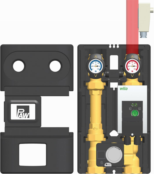 PAW HeatBloC K33R DN 32 3 Weg H-Misch m Byp Reglr PKR6 Yonos MAXO plus 30/0.5-10