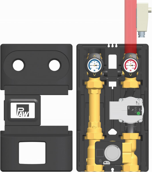 PAW HeatBloC K33R DN 32 3 Weg H-Misch Byp Regler PKR6 Wilo Para SC 30/6-43