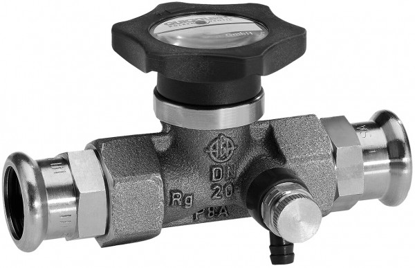 ABA Kolbenventil QUICKTURN RG m f PA u Entl DN 20 22mm