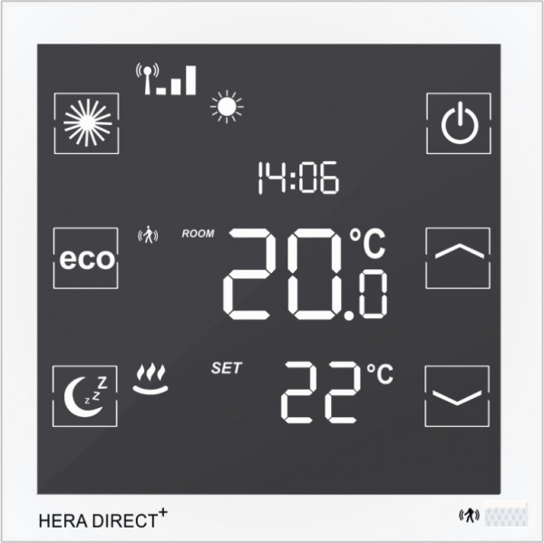 blossom-ic Hera Direct Raumthermostat 230 V weiß, für Fan-Coils
