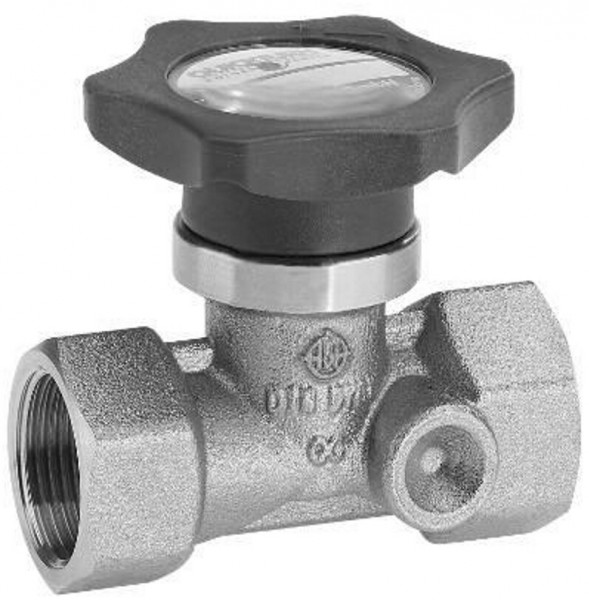ABA Kolbenventil QUICKTURN Rotguss, mit Innengewinde DN 20, 3/4"