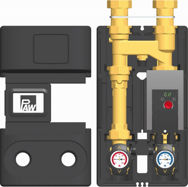PAW HeatBloC K36E DN 32 Thermoregler 45 C Wilo Yonos MAXO plus 30/0.5-10