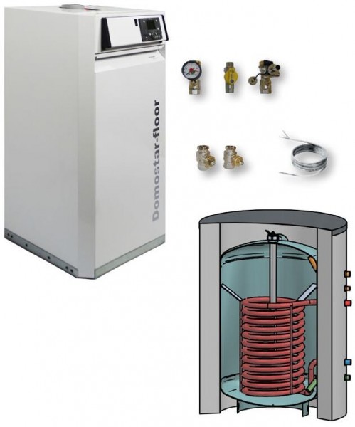 INTERDOMO Gas Brennw Pak floor BS 180 25 kW
