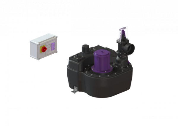 KESSEL Hebeanlage Aqualift F Mono, Comfort, SPF 3000-S3, Schieber