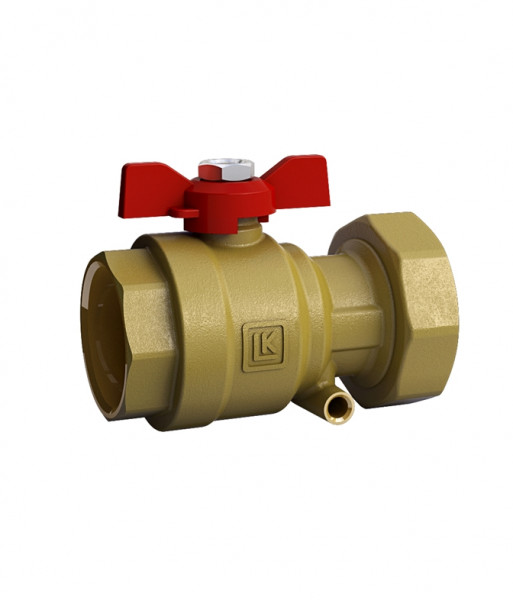 LK Armatur LK 315 Kugelhahn mit ÜberWM Rp2 x Rp11/2