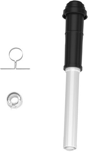 Junkers Bosch Dachdurchführung FC Set60 C33x senkrecht, d= 60/100x1170mm, schwarz