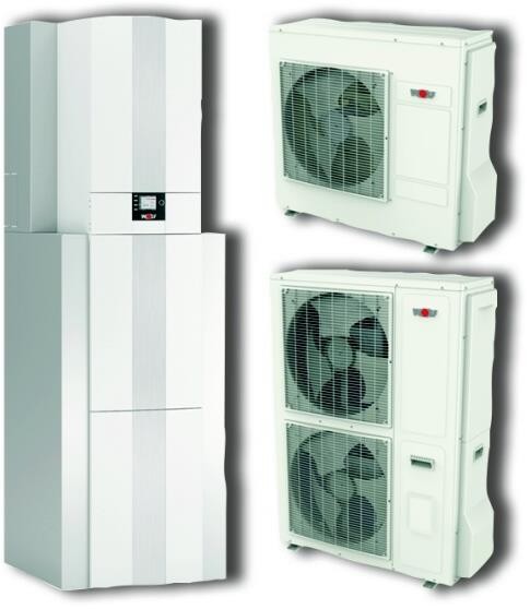 Wolf Wärmepumpencenter CHC 50 S mit Pufferspeicher Typ 10/300, 400 V