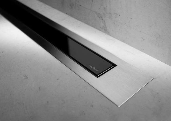 ESS Duschrinne Modulo TAF Design Z-4 Matt, 100 cm, glass schwarz