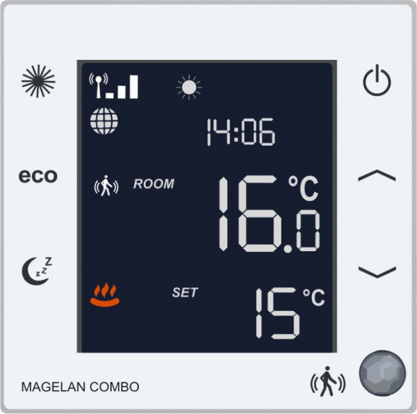 blossom-ic Raumthermostat Magelan Combo zur Kesselstrg. 230 V/AC
