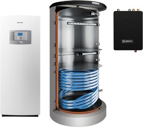 Junkers Bosch Wärmepumpen Systempaket SUPRAECO A STE12, STE100 1, 10,4 kW, 750 l