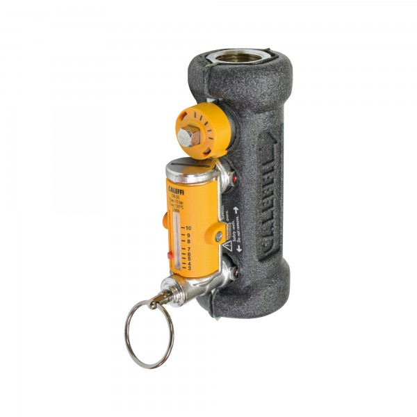 Strangregulierventil m. Durchflussmesser für Solaranlagen 3/4"