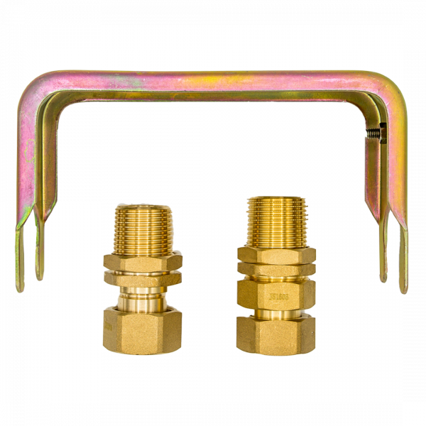 DELTAMESS Wasserzähler-Anschlussgarnitur, Q3 4,0 St (105 mm)
