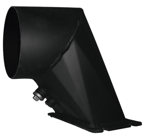 Rauchrohrabgang waagrecht fuer niedrige Kaminanschluesse Hack 200 / PE-K180-220