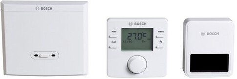 Junkers Bosch Regler CW 100 RF SET f 1 Hzkr Funk außentemperaturgeführt