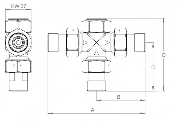 LK Armatur LK 938 Mehrfachanschluss G1