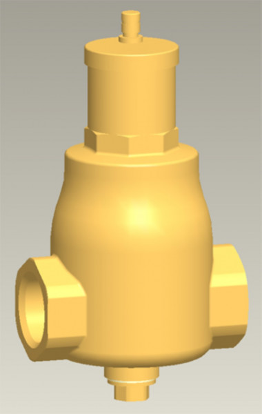 PAW Mikroblasenabscheider 11/4" mit autom. Entlüfter-Air-Strip