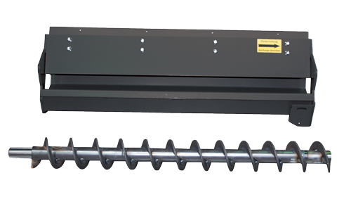 Pelletsaustragschnecke L=2,0m fuer HACK 25-200kW, offener Trog fuer Lagerraum