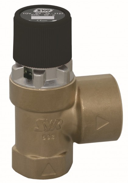 SYR Solar-Sicherheitsventil 8115 DN 15, 3 bar