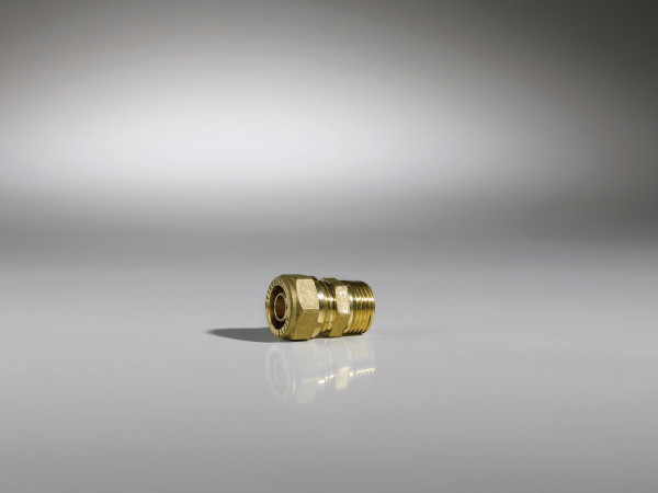 EMPUR PUR-THERM Anschlussverschraubung für K-Rohre, 1/2" AGx20x2,0, Beutel 10 Stück