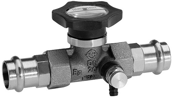 ABA Kolbenventil RG m Entl Pressanschluss DN 32 35mm
