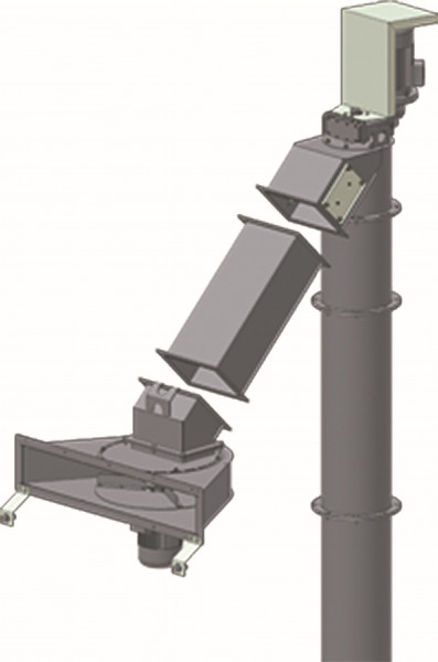 Fröling Verlängerter Auswurfkanal L=707 mm