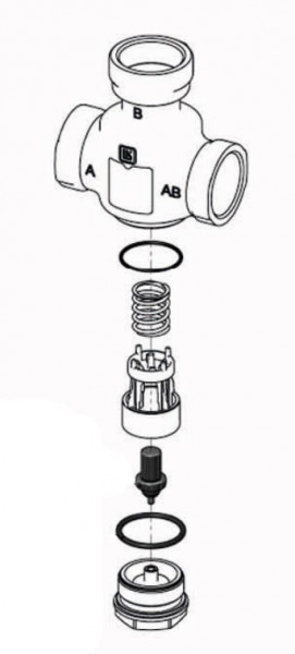 LK Armatur LK Einsatz 823 55-70 Grad C